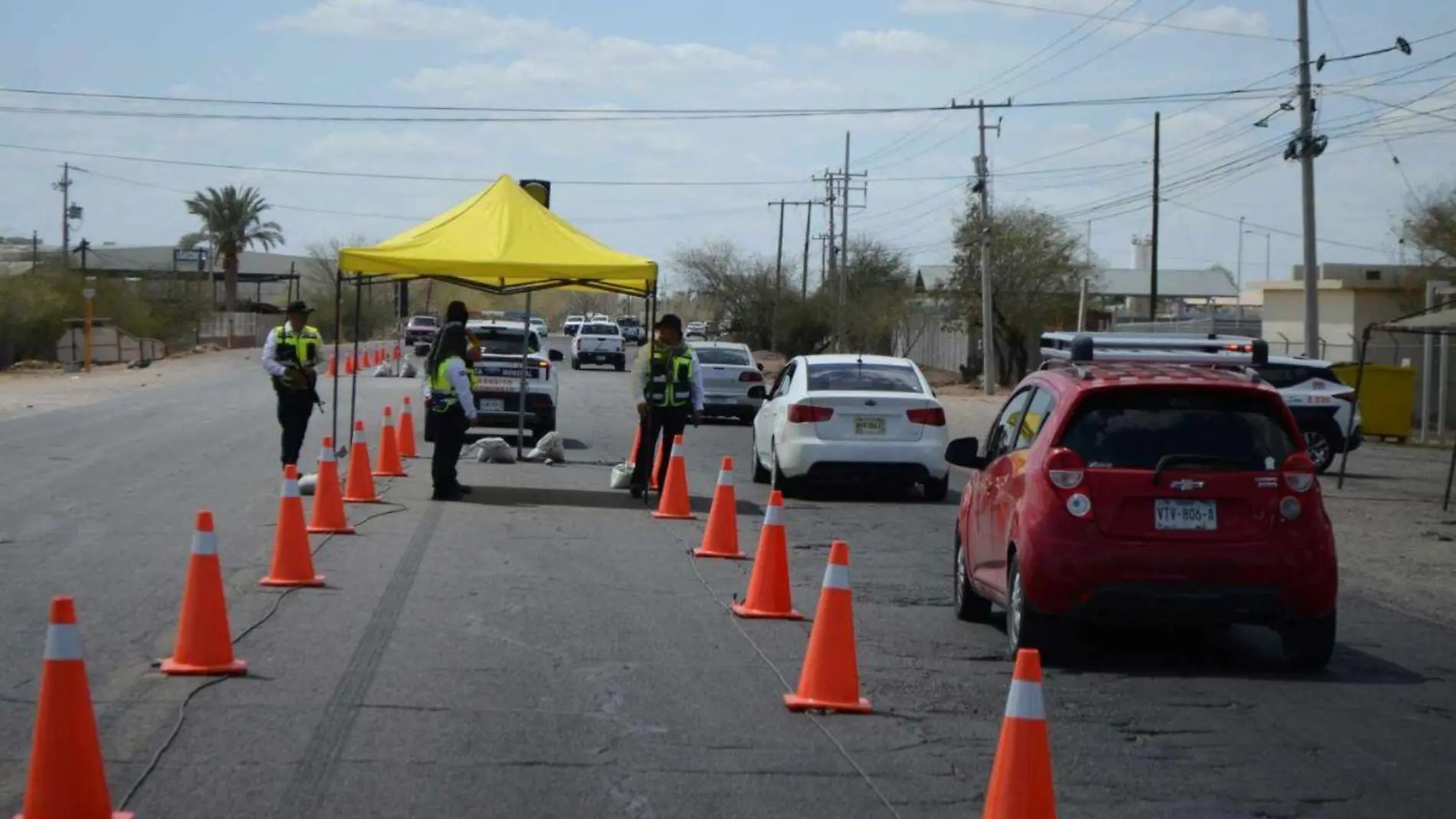 Operativo Carretero rumbo a Bahía de Kino